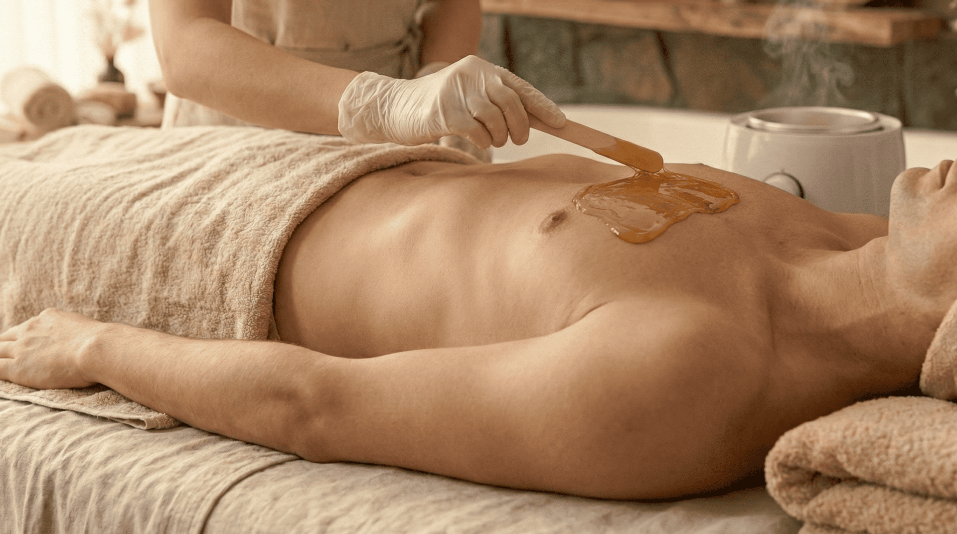 Depilação a Cera - Homem