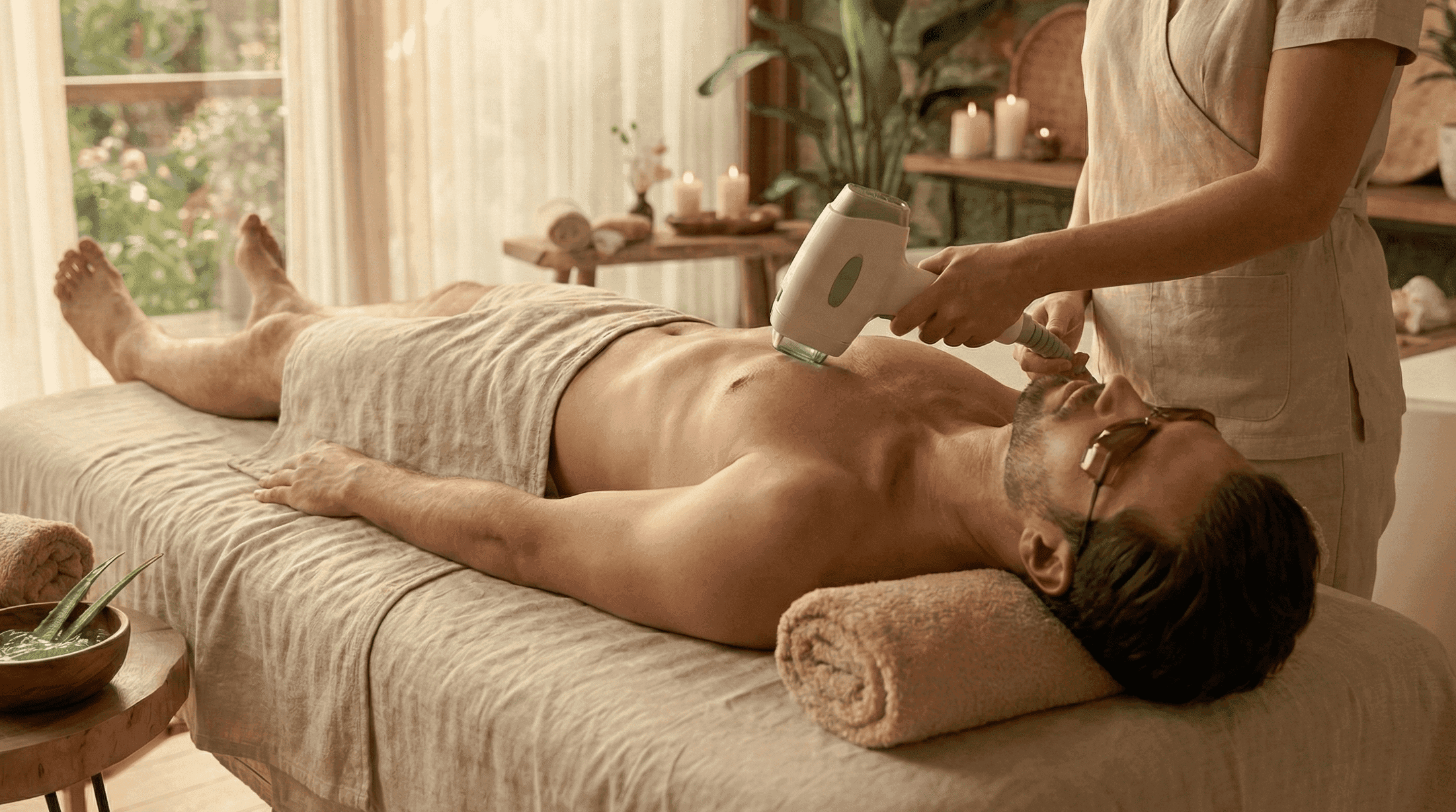 Depilação a Laser de Díodo – Homem