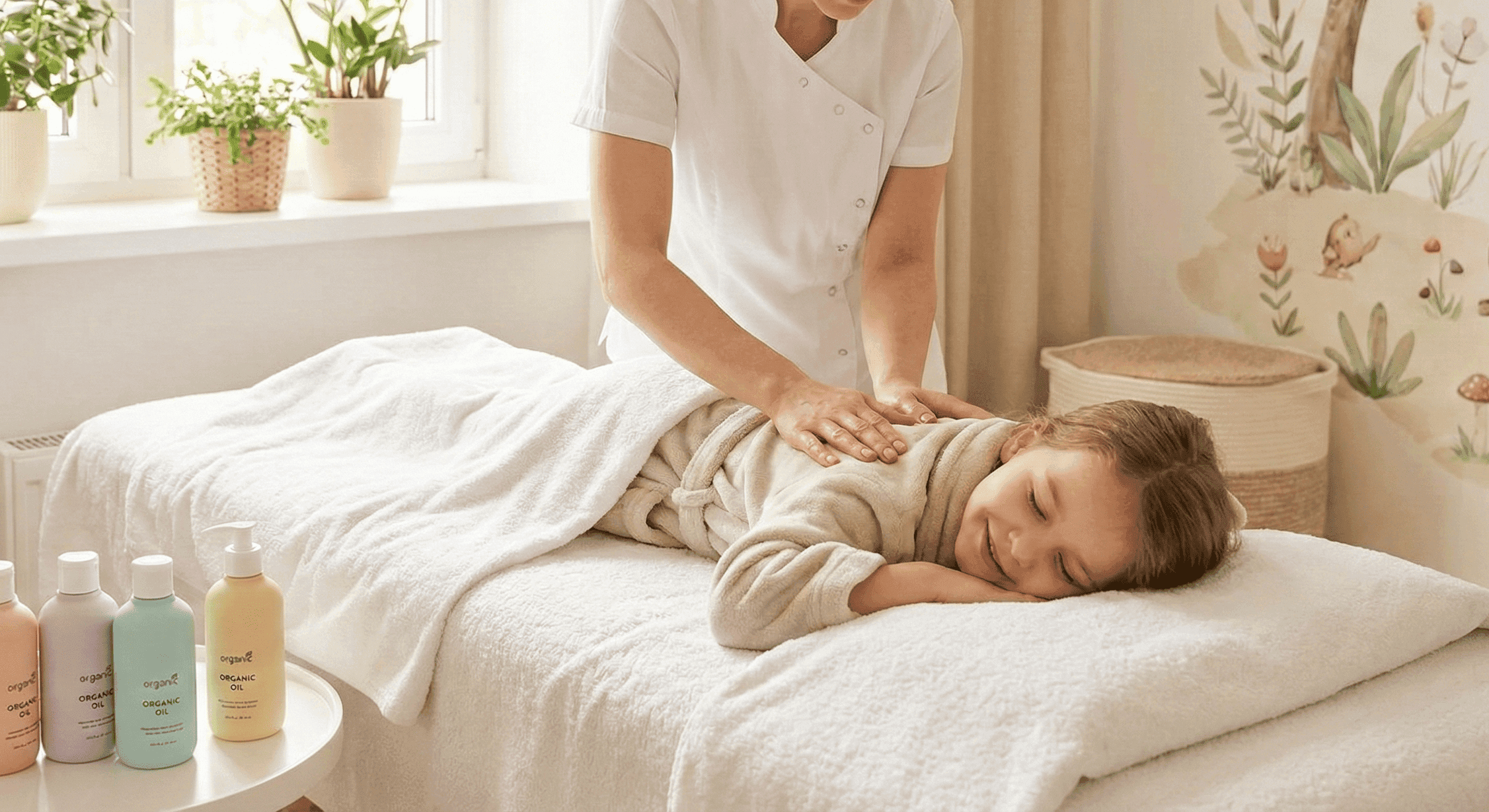 Massagem Relaxante para Crianças