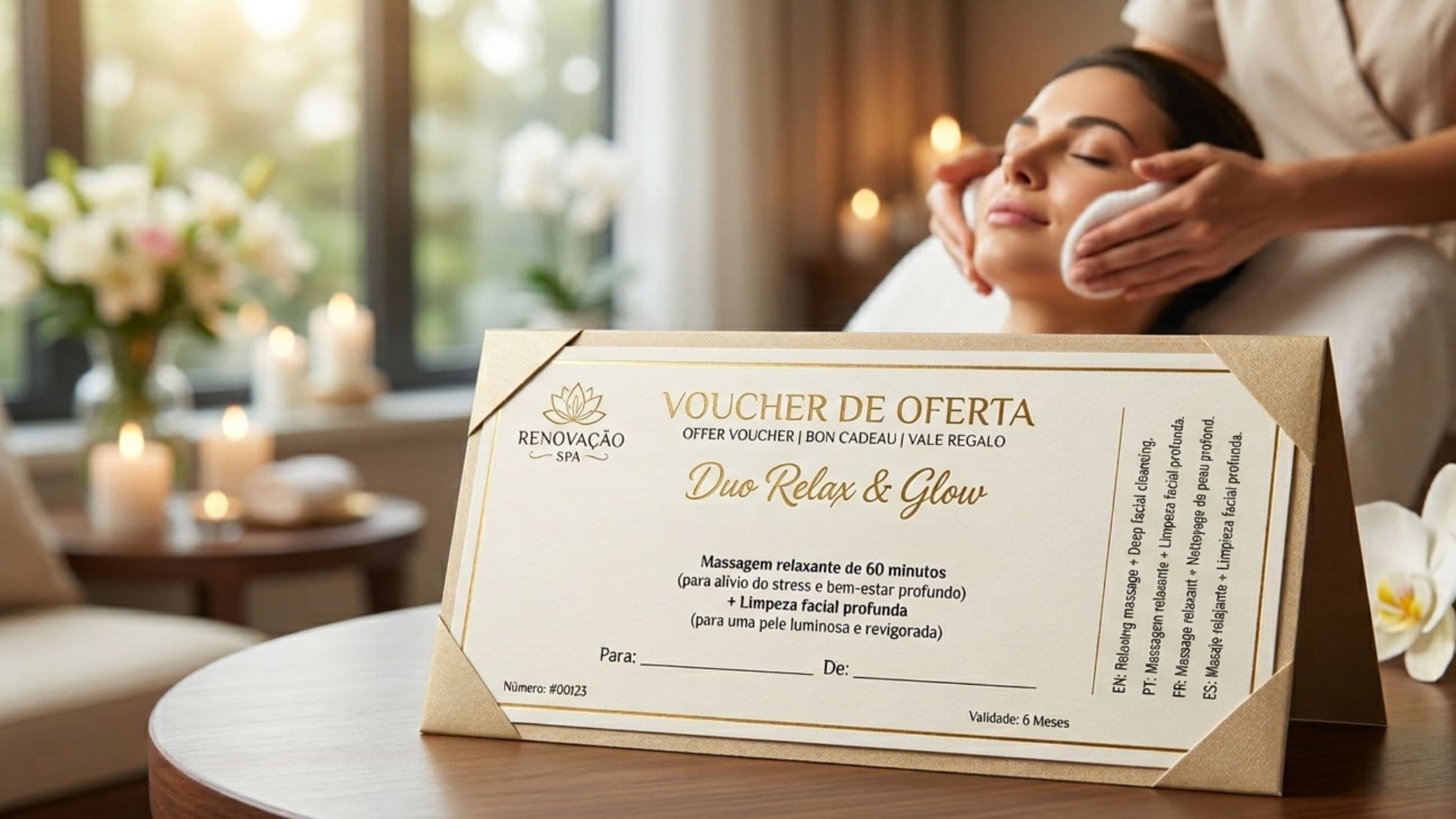 Massagem + Limpeza Facial